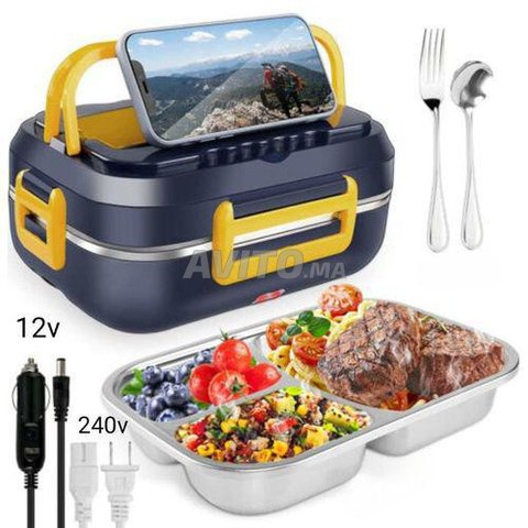 Electric Lunch Box Food Heater Stainless Steel Leakproof n Food Warmer