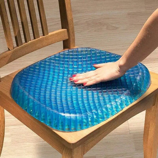 Coussin en gel durable, antidérapant et résistant à l'usure, doux et confortable pour soulager la pression sur la colonne vertébrale